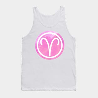 Purple Watercolor Zodiac - Libra Tank Top